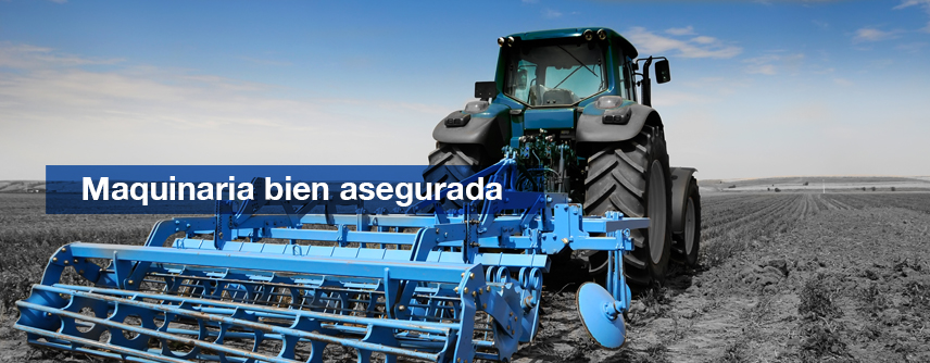 Seguro de tractores y maquinaria agrícola móvil